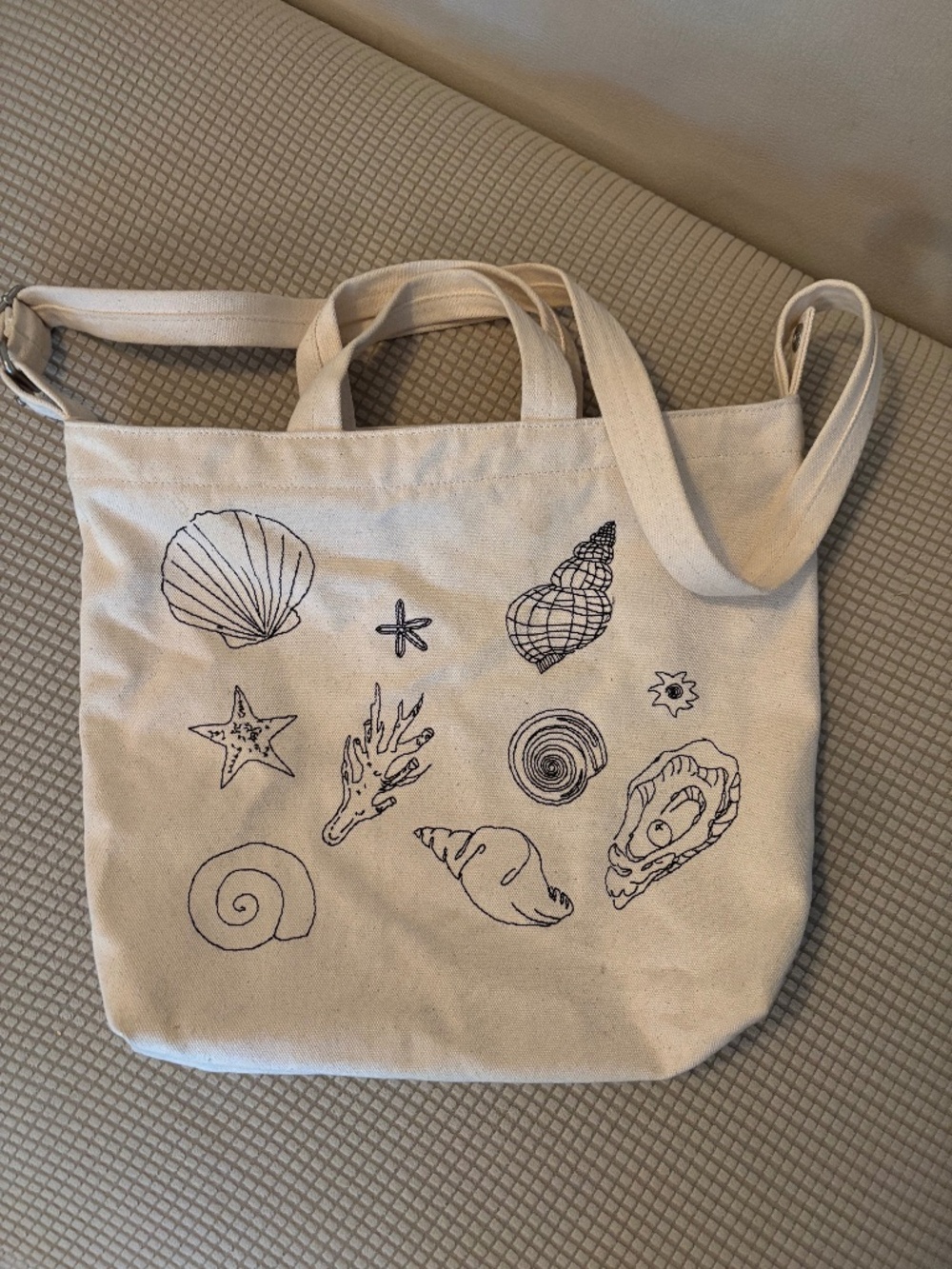 Baggu Shell Zip Duck Tote
